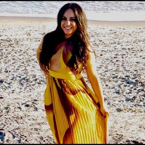 Gorgeous Pleated Maxi Dress